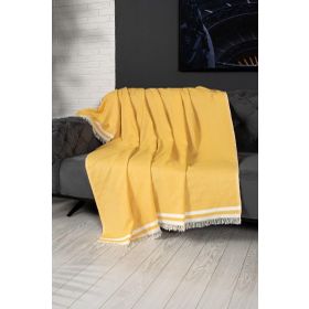 Denizli Concept Alinda Hardal 170x230 cm Koltuk Örtüsü
