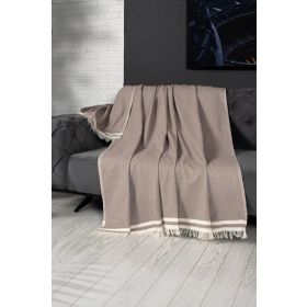 Denizli Concept Alinda Kahverengi 170x300 cm Koltuk Örtüsü