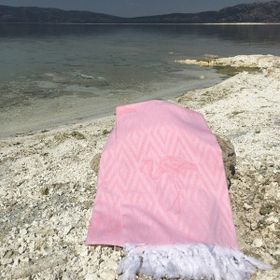 Denizli Concept Flamingo Pembe Peştemal