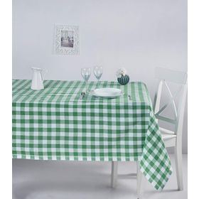 Denizli Concept Kareli Yeşil 160x220 cm Masa Örtüsü
