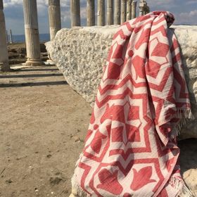 Denizli Concept Lalezar Kirmizi Peştemal