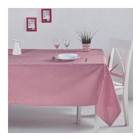 Denizli Concept Pöti Kareli Kırmızı 170X220 cm Masa Örtüsü