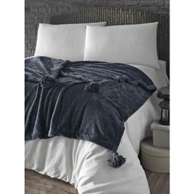 Denizli Concept Puffy Wellsoft 160 x 200 cm Antrasit Battaniye
