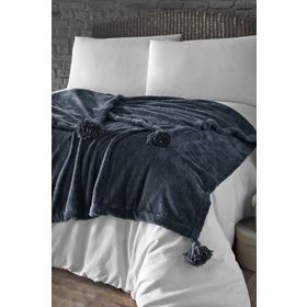 Denizli Concept Puffy Wellsoft 200X220 Antrasit Battaniye