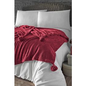 Denizli Concept Puffy Wellsoft 200X220 Bordo Battaniye