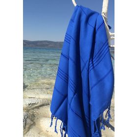 Denizli Concept Renkli Sultan Mavi Peştemal