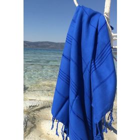 Denizli Concept Renkli Sultan Mavi Peştemal