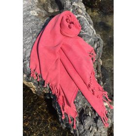 Denizli Concept Taşlanmış Pembe Peştemal