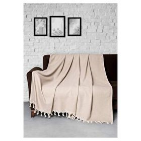 Denizli Concept Trendy Bej 2 Adet 170x300 cm Koltuk Örtüsü