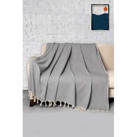 Denizli Concept Trendy Gri 170x300 cm Koltuk Örtüsü