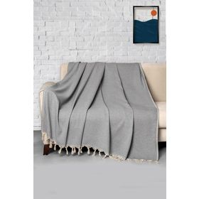 Denizli Concept Trendy Gri 170x300 cm Koltuk Örtüsü