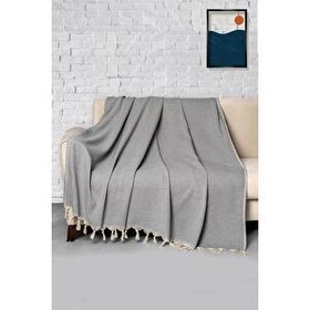 Denizli Concept Trendy Gri 170x300 cm Koltuk Örtüsü