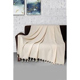 Denizli Concept Trendy Naturel 170x230 cm Koltuk Örtüsü