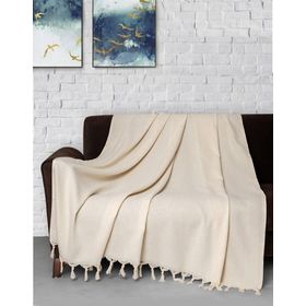 Denizli Concept Trendy Naturel 170x230 cm Koltuk Örtüsü