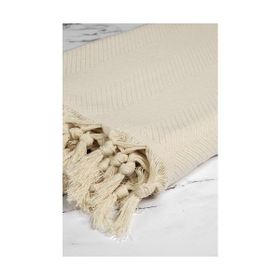 Denizli Concept Trendy Naturel 170x300 cm Koltuk Örtüsü