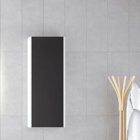 Denko 30 cm Selanik MDF Füme Banyo Boy Dolabı