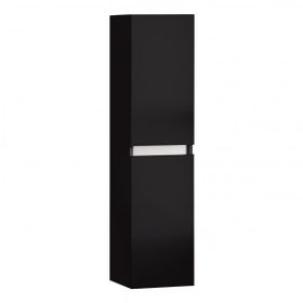 Denko 35 cm More MDF Siyah Banyo Boy Çamaşır Dolabı Banyo Dolabı