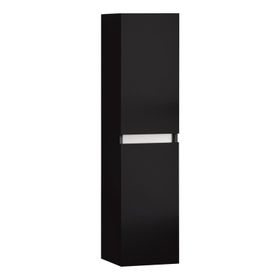 Denko 35 cm More MDF Siyah Banyo Boy Çamaşır Dolabı Banyo Dolabı