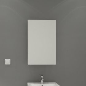 Denko 50 cm Terra MDF Beyaz Aynalı Üst Modül Banyo Dolabı