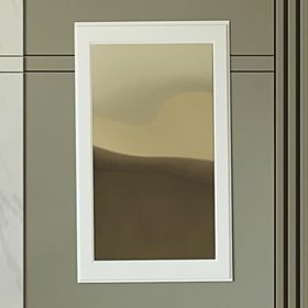 Denko 80 cm Nergis MDF Beyaz Aynalı Üst Modül Banyo Dolabı