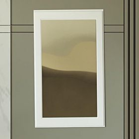 Denko 80 cm Nergis MDF Beyaz Aynalı Üst Modül Banyo Dolabı