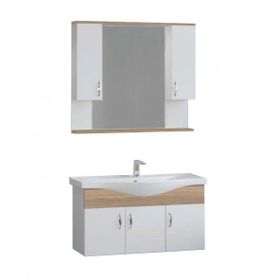 Denko Akyazı 100 cm Mdf Alize Banyo Dolabı Takımı