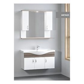 Denko Akyazı 100 cm Mdf Alize Banyo Dolabı Takımı