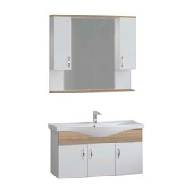 Denko Akyazı 100 cm Mdf Alize Banyo Dolabı Takımı
