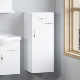 Denko Akyazı 35 cm Beyaz Banyo Boy Dolabı