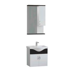 Denko Akyazı 55 cm Mdf Siyah Banyo Dolabı Takımı