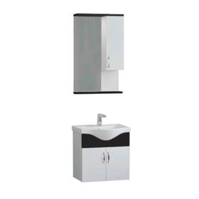 Denko Akyazı 55 cm Mdf Siyah Banyo Dolabı Takımı
