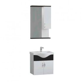 Denko Akyazı 55 cm Mdf Siyah Banyo Dolabı Takımı