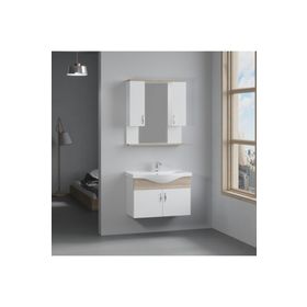 Denko Akyazı 80 cm Beyaz Alize Banyo Dolabı