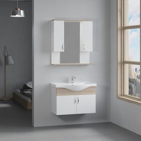 Denko Akyazı 80 cm Mdf Alize Banyo Dolabı Takımı