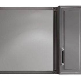 Denko Albatros 100 cm Mdf Gri Banyo Dolabı