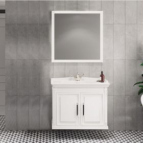 Denko Albatros 80 cm Beyaz Banyo Dolabı