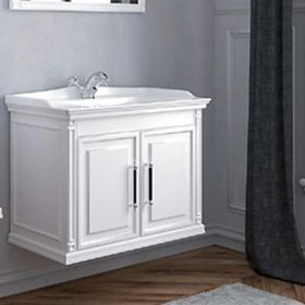 Denko Albatros 80 cm Beyaz Banyo Dolabı
