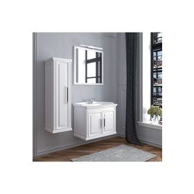 Denko Albatros 80 cm Beyaz Banyo Dolabı
