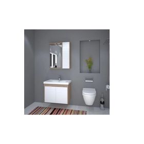 Denko Banyo Mostar Siyah 70 cm Banyo Dolabı