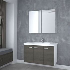 Denko Banyo Terra Açık Meşe 100 cm Banyo Dolabı