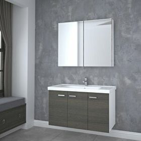 Denko Banyo Terra Açık Meşe 100 cm Banyo Dolabı