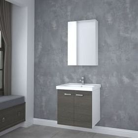 Denko Banyo Terra Açık Meşe 65 cm Banyo Dolabı