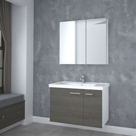 Denko Banyo Terra Açık Meşe 90 cm Banyo Dolabı