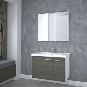 Denko Banyo Terra Açık Meşe 90 cm Banyo Dolabı