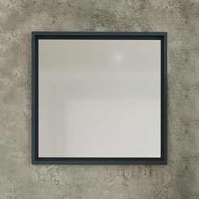 Denko Beyoğlu 75 cm Aynalı Üst Modülü Mdf Mat Lacivert Banyo Dolabı