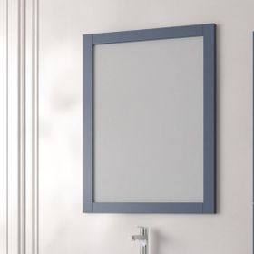 Denko Beyoğlu 75 cm Aynalı Üst Modülü Mdf Mat Lacivert Banyo Dolabı