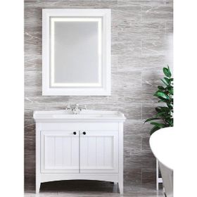 Denko Helena 100 cm Beyaz Banyo Dolabı Takımı