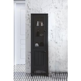 Denko Helena 35 cm Füme Banyo Boy Dolabı