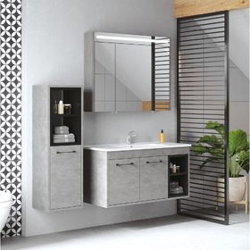 Denko Latte 100 cm Boy Dolap ve Banyo Dolabı