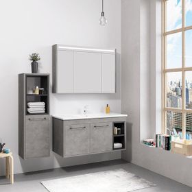 Denko Latte 100 cm Boy Dolap ve Banyo Dolabı